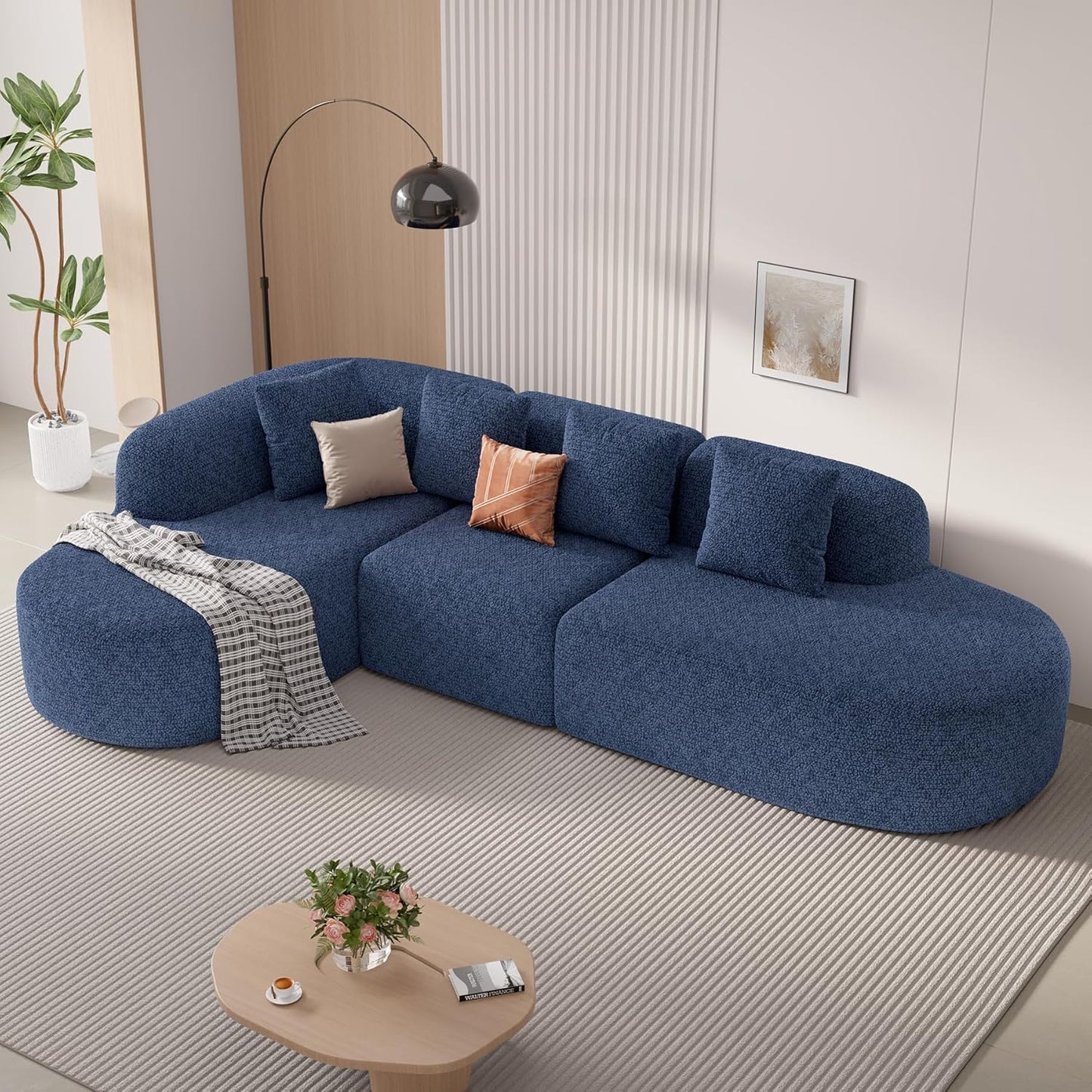 Solace™ Deep Lounge Sectional — No Assembly Required