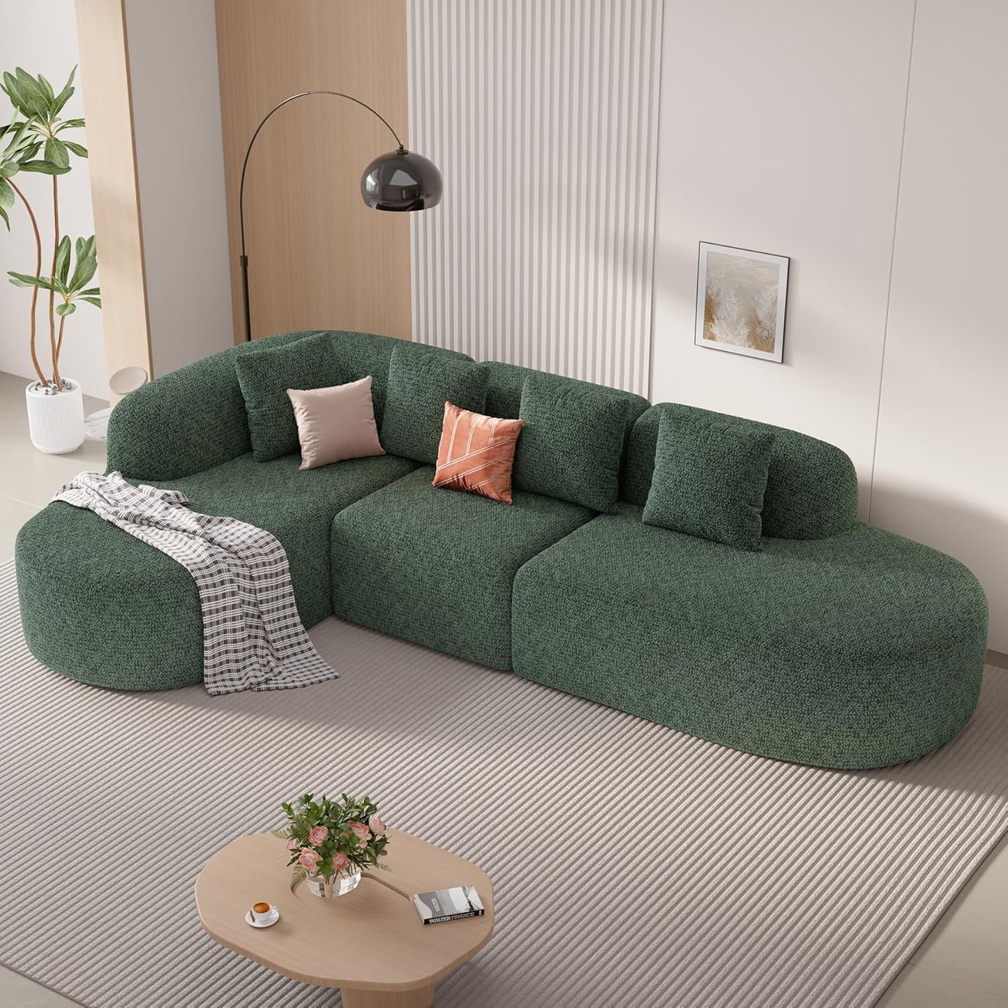 Solace™ Deep Lounge Sectional — No Assembly Required