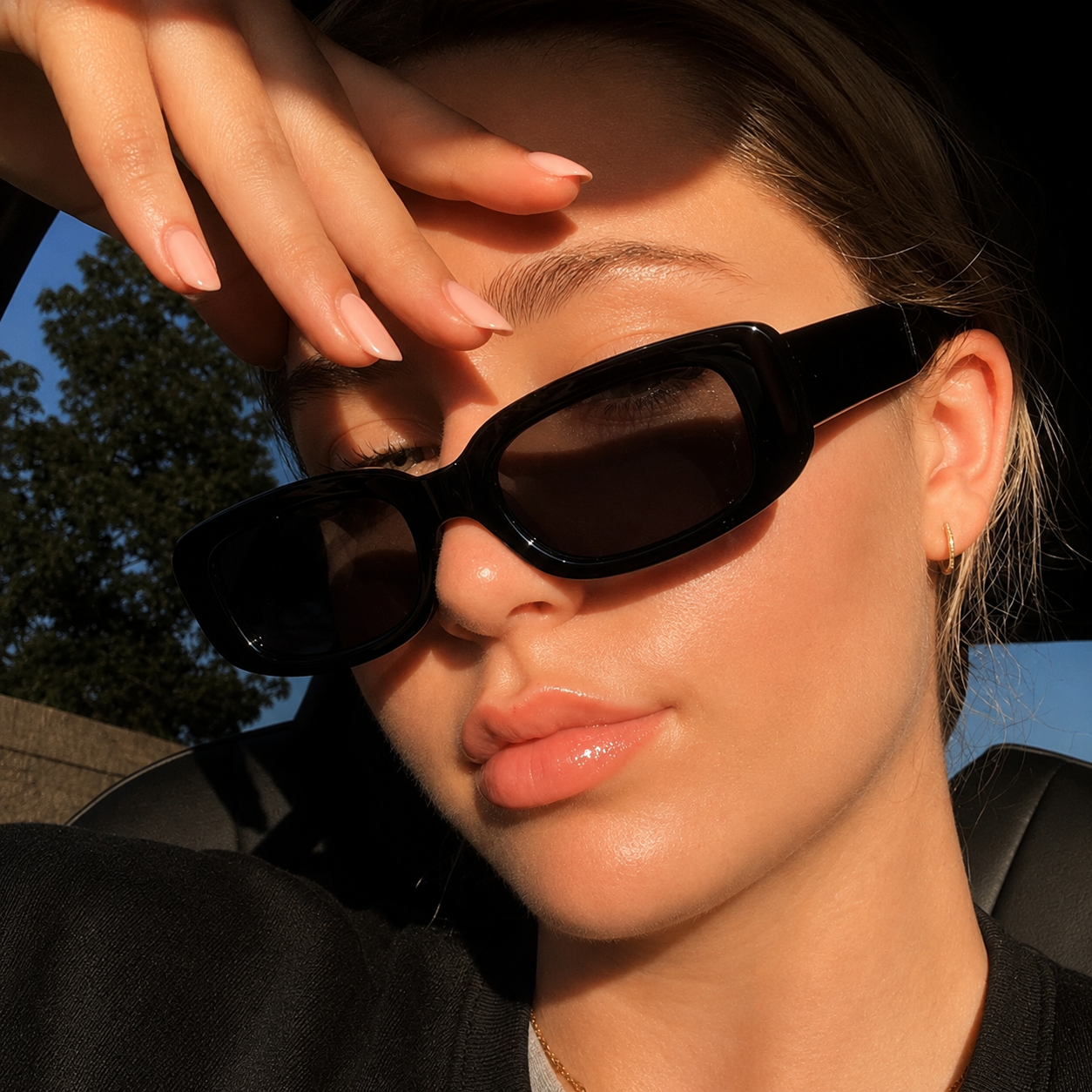 Retronoma™ Y2K Collection | Vintage Rectangle Sunglasses | UV400 Protection