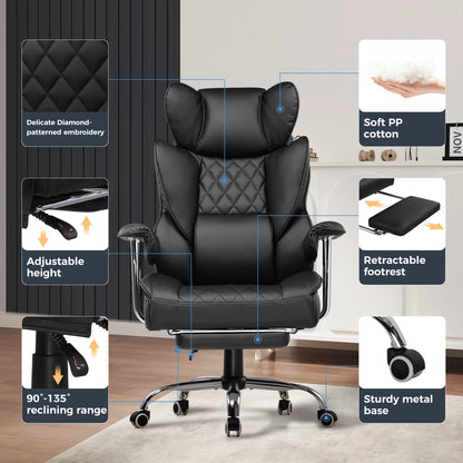TitanRest™ Big & Tall Gaming Chair with Footrest