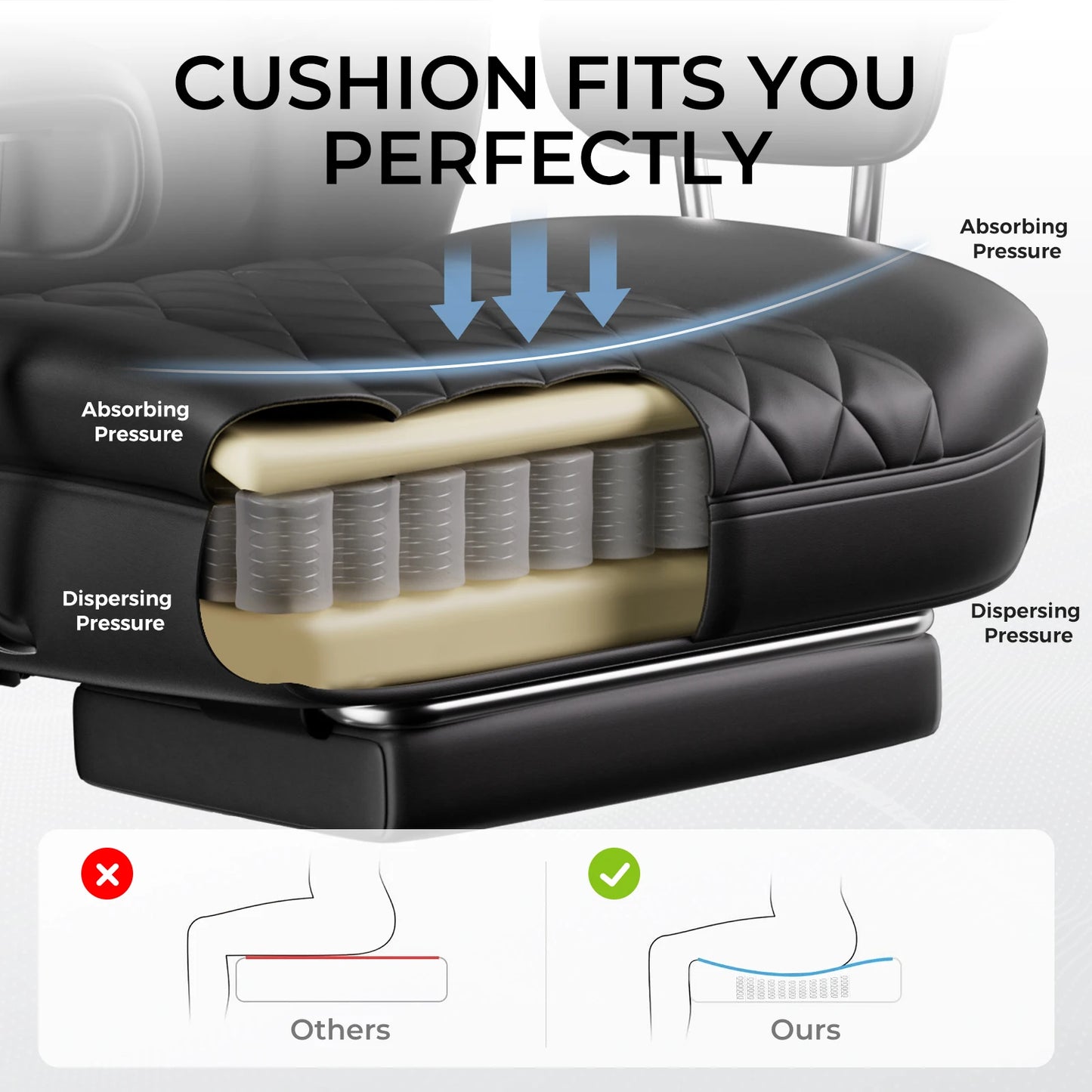 TitanRest™ Big & Tall Gaming Chair with Footrest