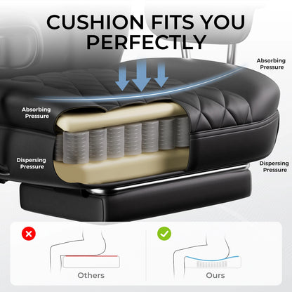 TitanRest™ Big & Tall Gaming Chair with Footrest