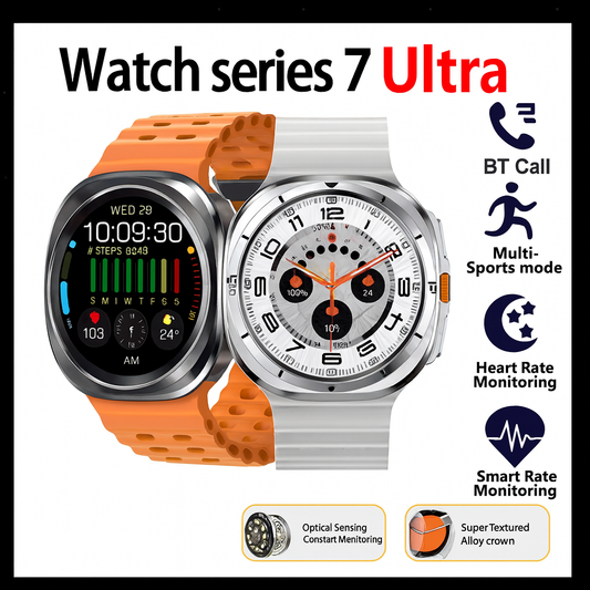 LAXASFIT™ Smartwatch – Bluetooth Calling, Heart Rate & Fitness Tracking