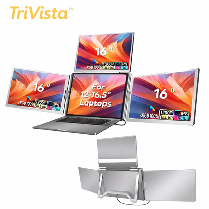 TriVista™ Triple Portable Display