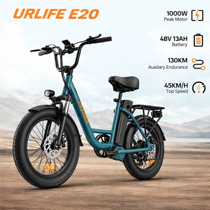 URLIFE E20 1000W Fat Tire Electric Bike
