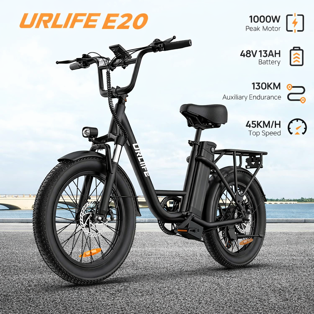 URLIFE E20 1000W Fat Tire Electric Bike