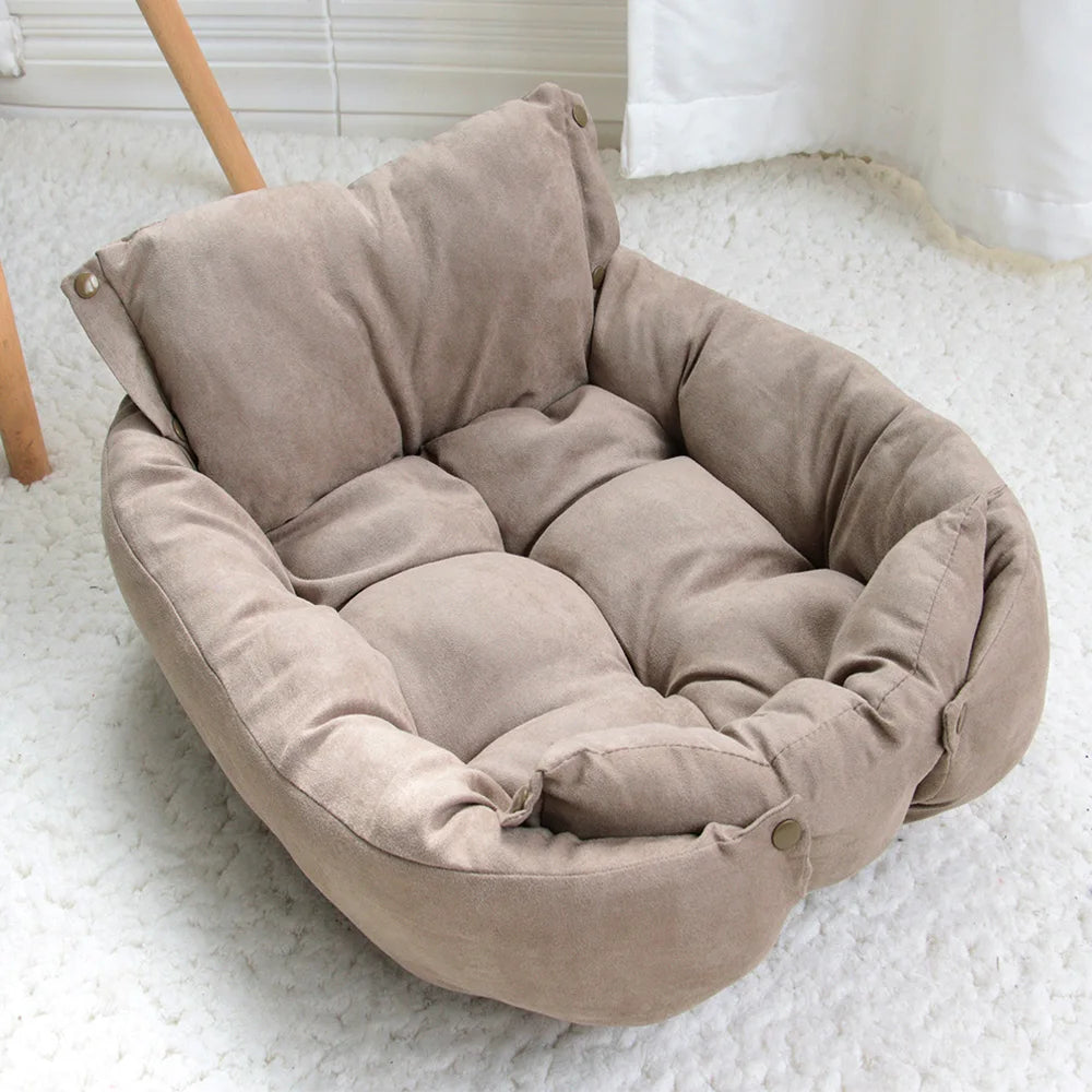 CozyNest™ 3-in-1 Convertible Pet Bed – Ultra-Soft, Warm & Washable