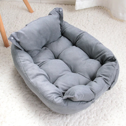 CozyNest™ 3-in-1 Convertible Pet Bed – Ultra-Soft, Warm & Washable