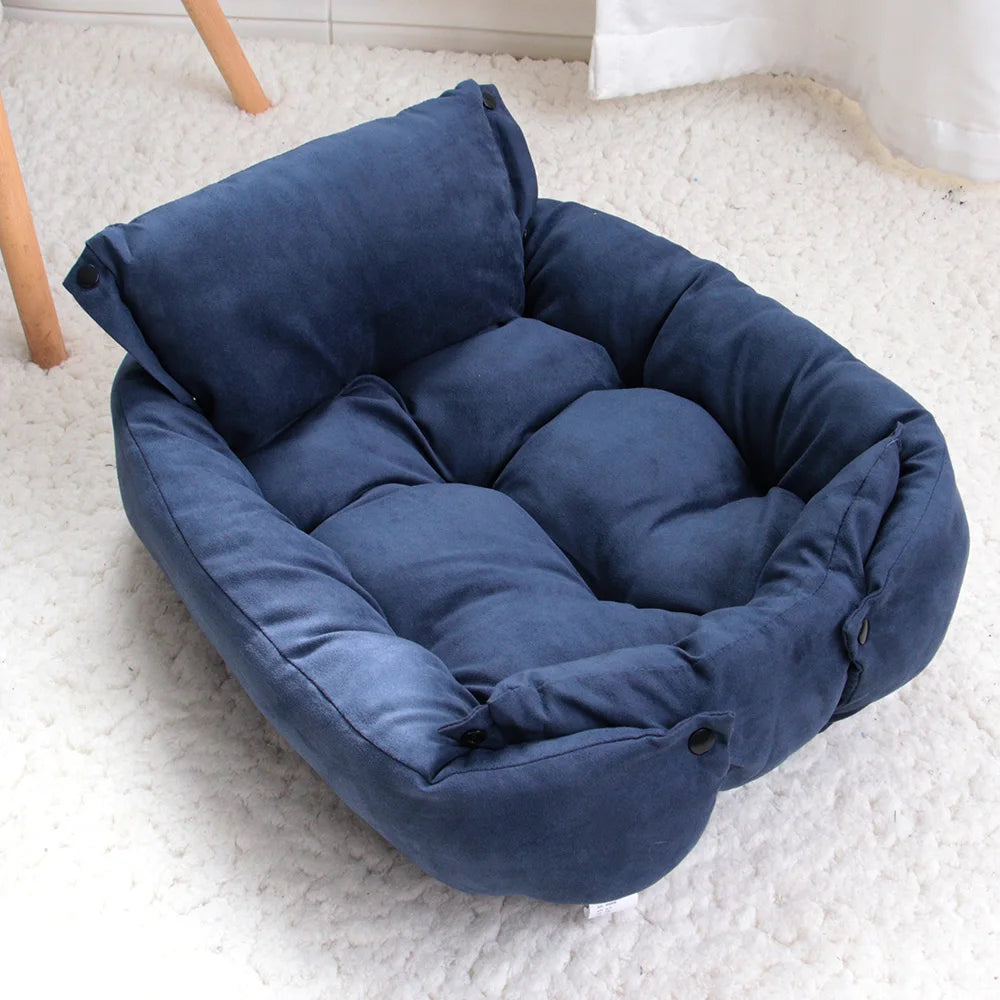 CozyNest™ 3-in-1 Convertible Pet Bed – Ultra-Soft, Warm & Washable