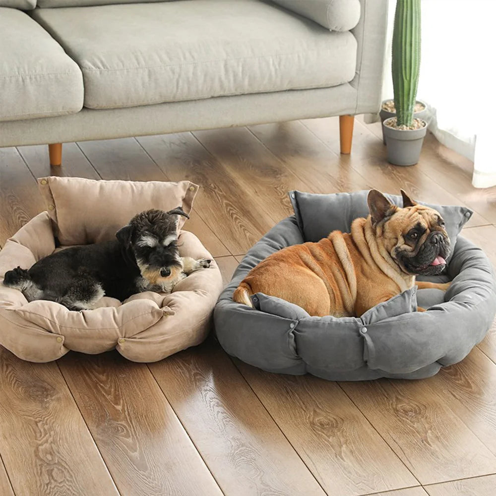 CozyNest™ 3-in-1 Convertible Pet Bed – Ultra-Soft, Warm & Washable