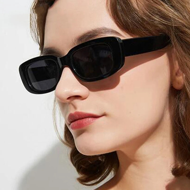 Retronoma™ Y2K Collection | Vintage Rectangle Sunglasses | UV400 Protection