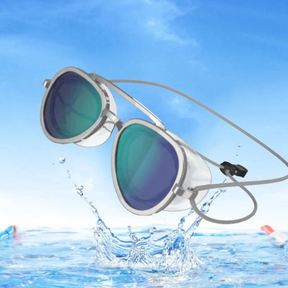 AquaVue™ Retro Sunglass Goggles – Full View Anti-Fog Swim Goggles