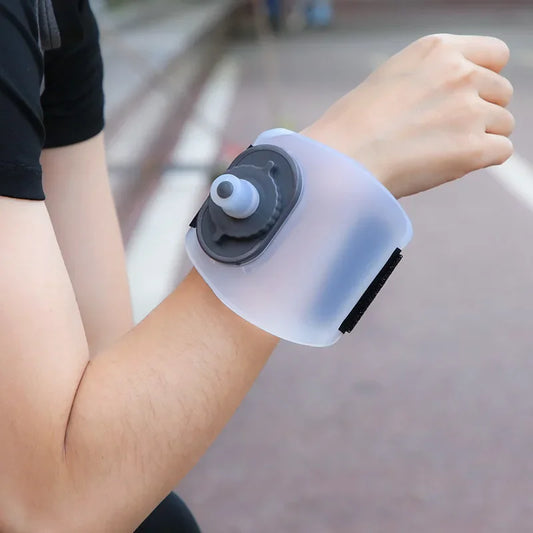 HydraBand™ Wrist Bottle – Hands-Free Hydration for Running & Training