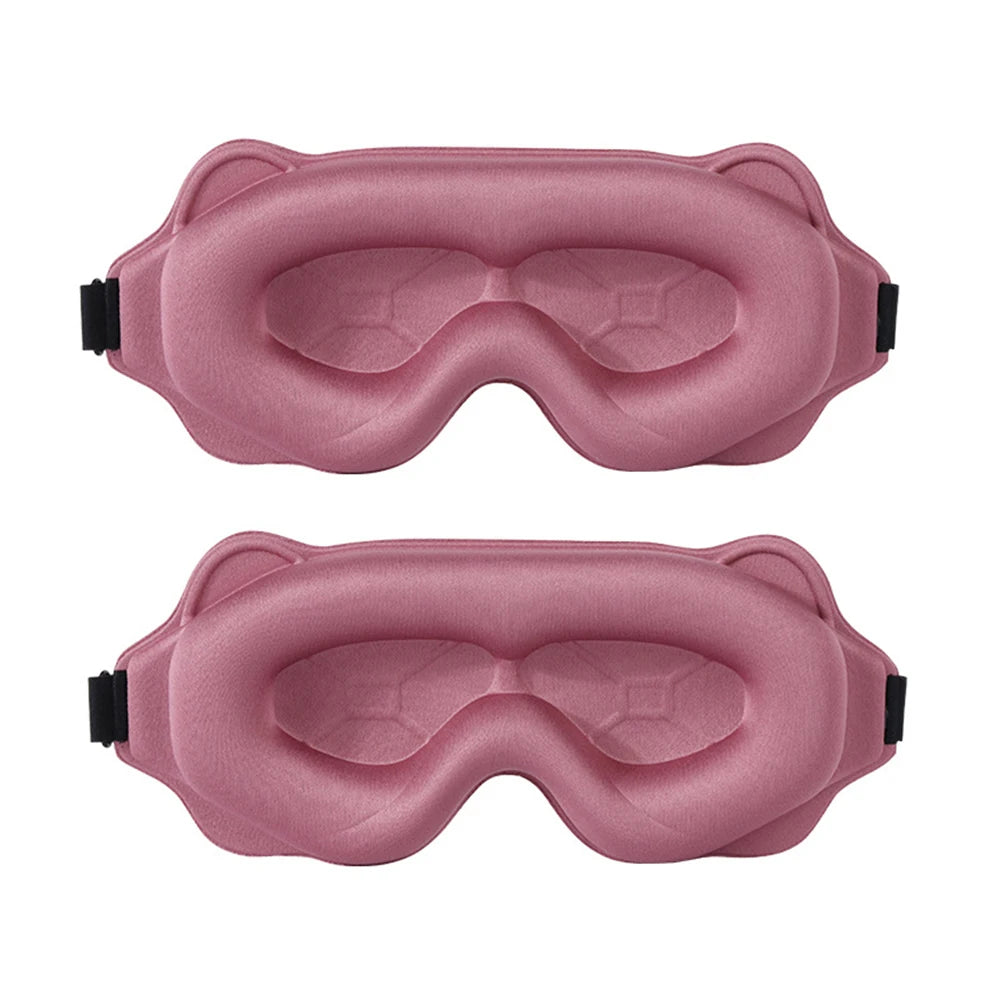 Restora™ 3D Sleep Mask – Soft, Breathable Eye Shade for Travel & Nighttime Use | 100% Light Blocking
