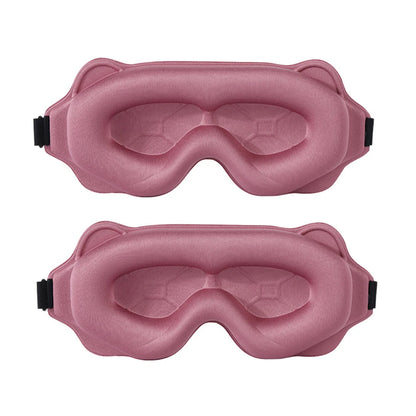 Restora™ 3D Sleep Mask – Soft, Breathable Eye Shade for Travel & Nighttime Use | 100% Light Blocking