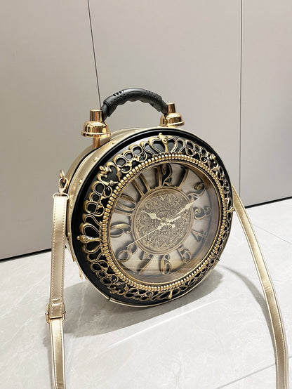 Chrona™ Retro Timepiece Crossbody Bag