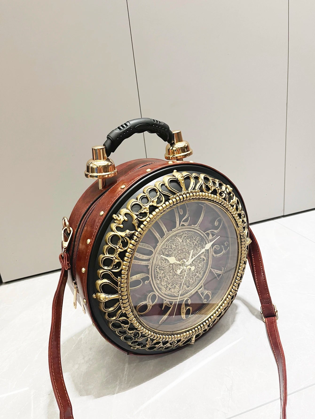 Chrona™ Retro Timepiece Crossbody Bag