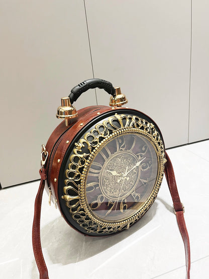 Chrona™ Retro Timepiece Crossbody Bag