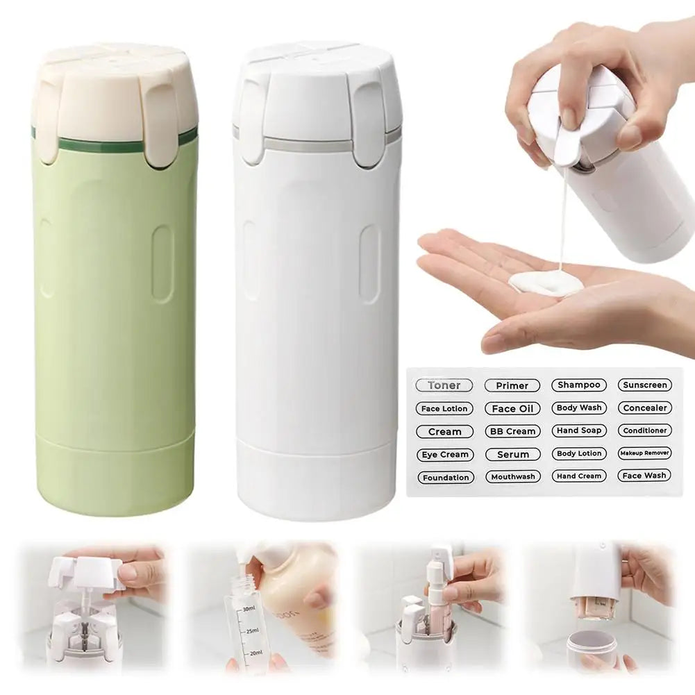 VoyaPod™ 4-in-1 Leakproof Travel Dispenser