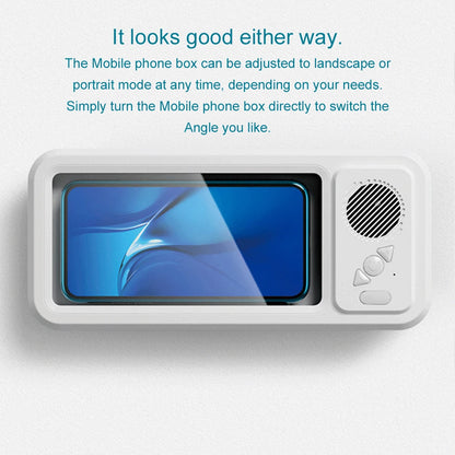 MistBox™ Waterproof Shower Phone Holder & Bluetooth Speaker