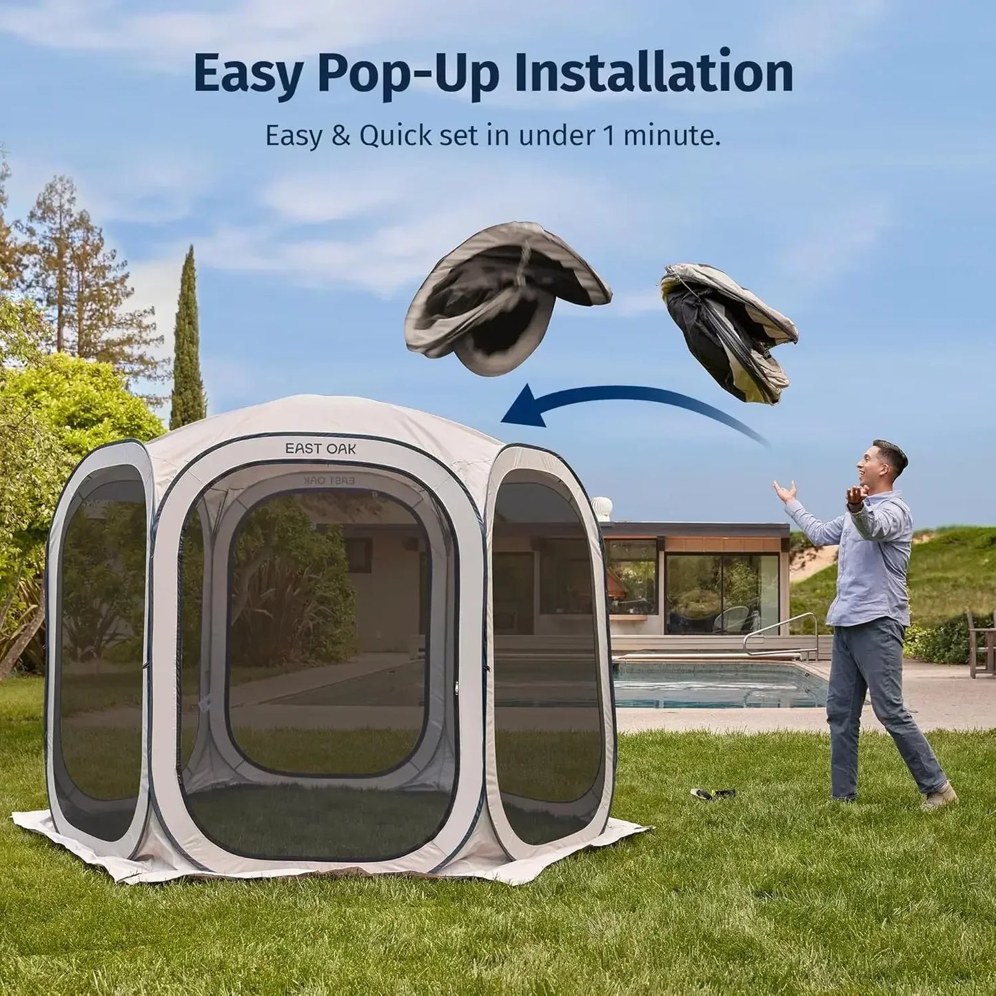 East Oak™ Instant Outdoor Lounge Tent