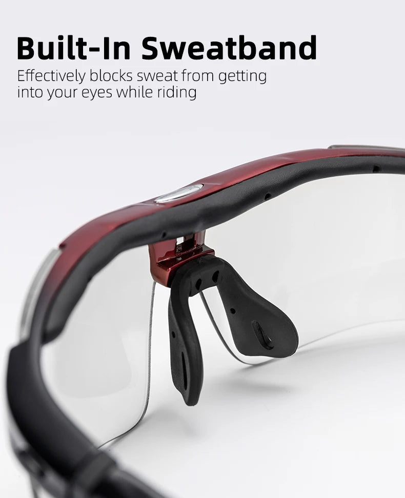 ROCKBROS Polarized Sports Sunglasses – 5 Lens Interchangeable Set