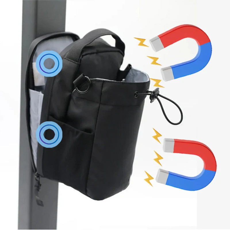 GripVault™ Magnetic Gym Bag – Hands-Free Phone & Bottle Holder