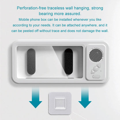 MistBox™ Waterproof Shower Phone Holder & Bluetooth Speaker