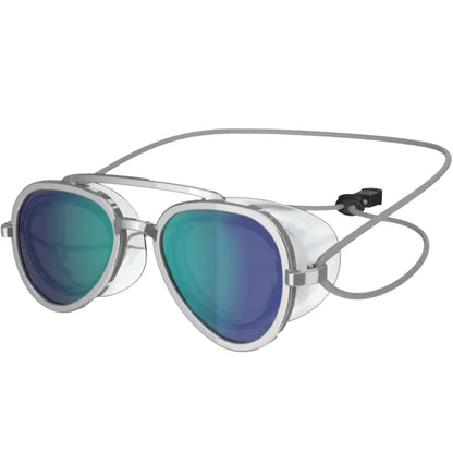 AquaVue™ Retro Sunglass Goggles – Full View Anti-Fog Swim Goggles