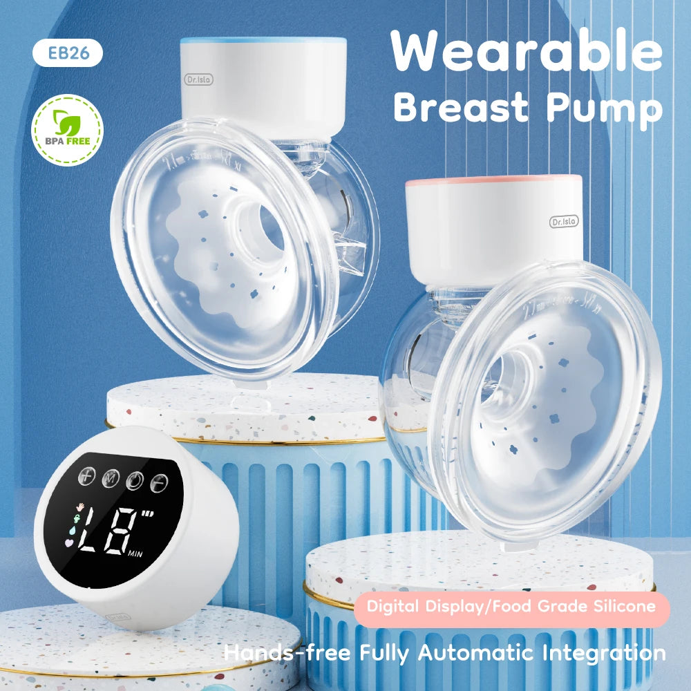 Hands-Free Wearable Breast Pump – Quiet, Portable & BPA-Free