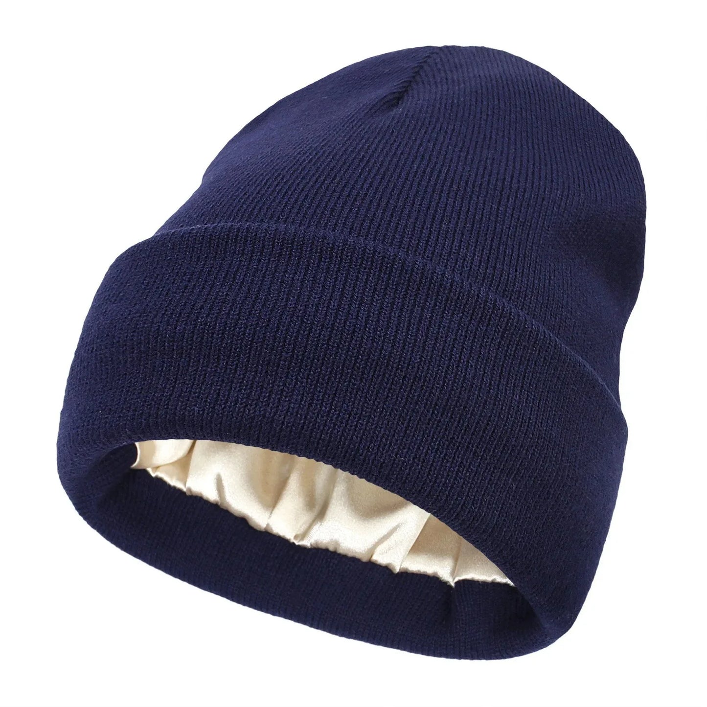 SatinCore™ Frizz-Free Thermal Beanie – Silk-Lined Unisex Winter Hat