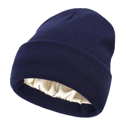 SatinCore™ Frizz-Free Thermal Beanie – Silk-Lined Unisex Winter Hat