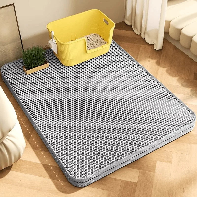 LitterLock™ Cat Litter Mat – Traps Mess & Keeps Floors Clean