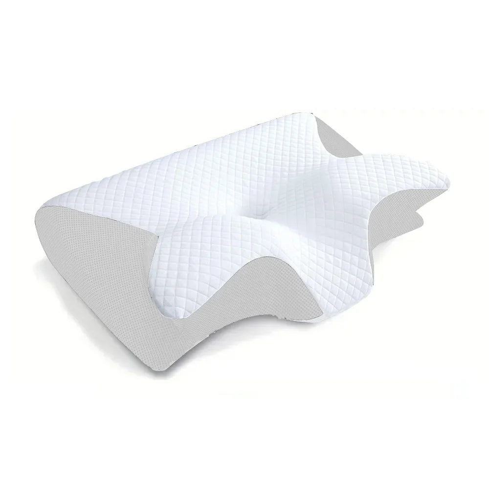 Revolutionary Butterfly Sleep Memory Foam Neck Pillow - Ultimate Comfort & Cervical Support for Restful Sleep