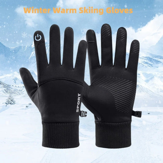 ThermaGuard™ Waterproof Touchscreen Winter Gloves – Ultra-Warm, Full-Finger Protection