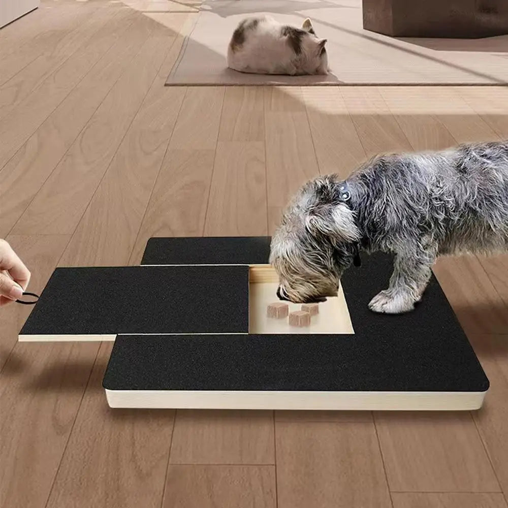 PawTrim™ Nail Scratch Board with Treat Box