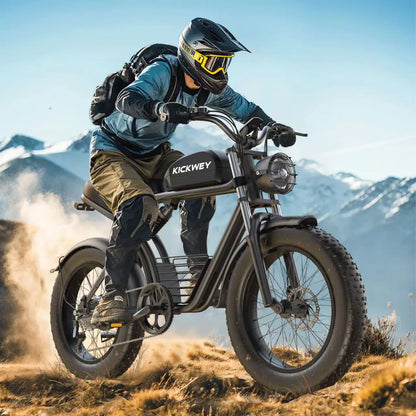 Kickwey K7 1500W Electric Bike – 48V 23Ah Fat-Tire All-Terrain E-Bike