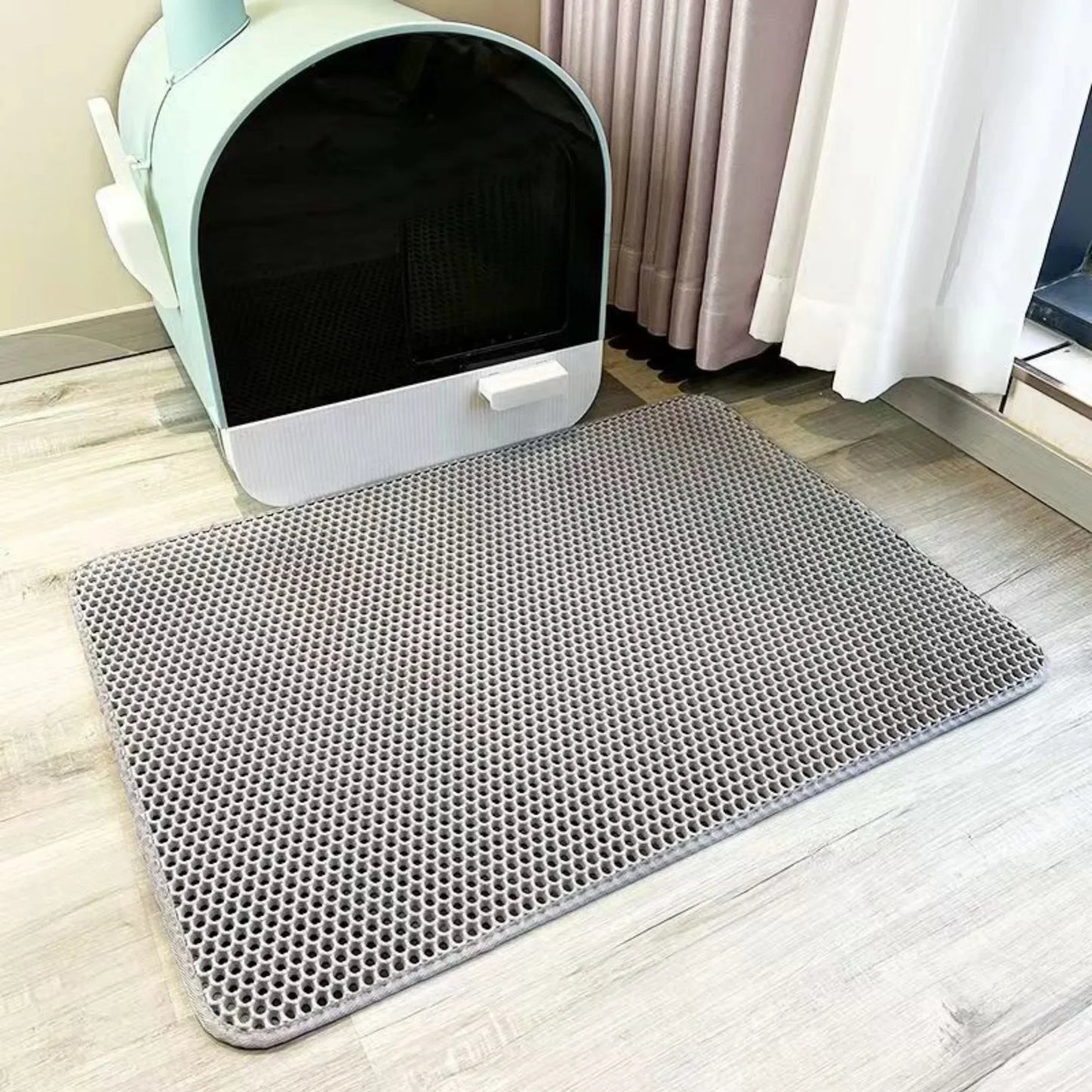 LitterLock™ Cat Litter Mat – Traps Mess & Keeps Floors Clean