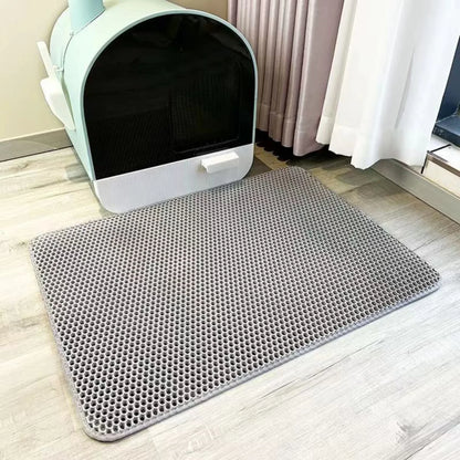 LitterLock™ Cat Litter Mat – Traps Mess & Keeps Floors Clean