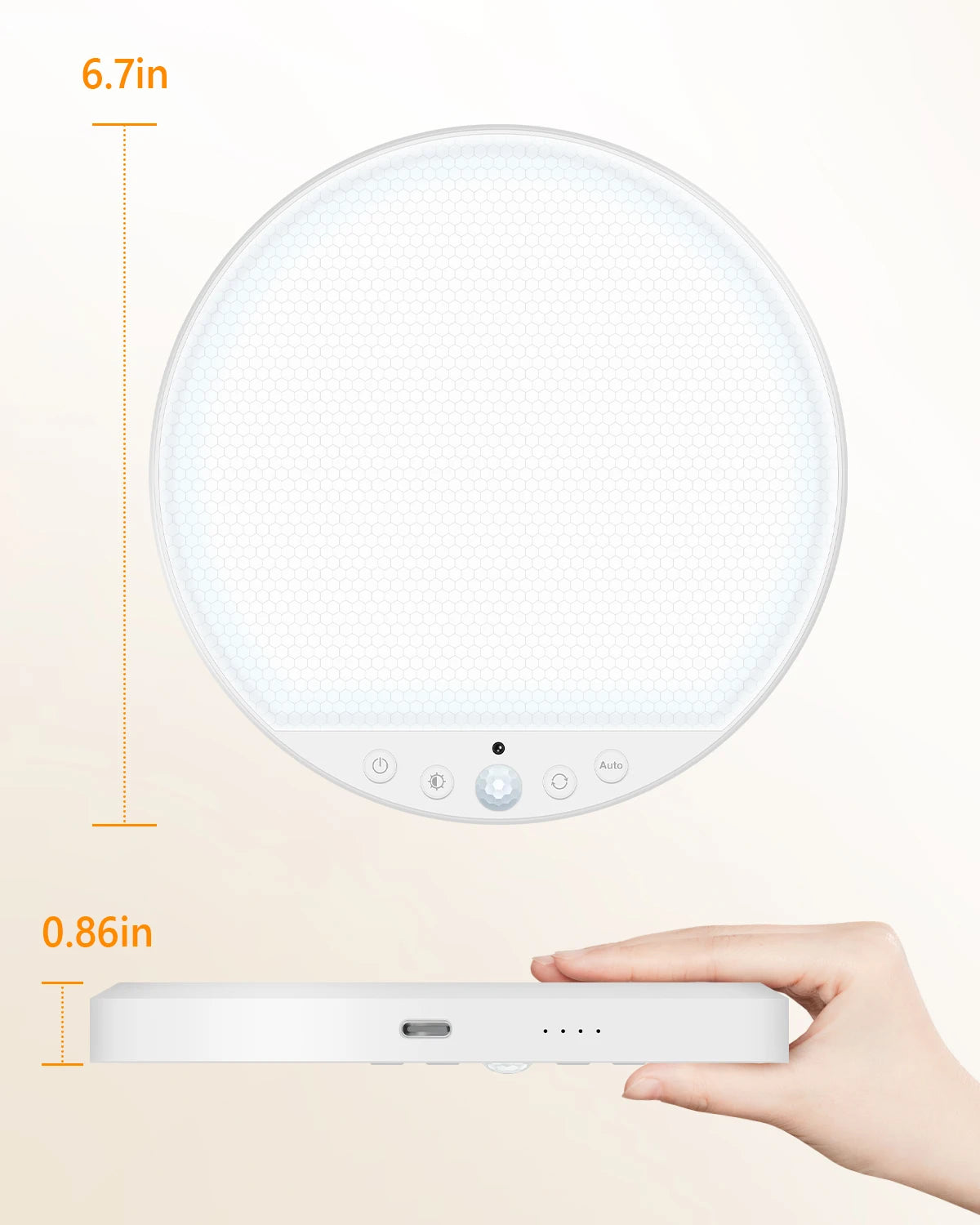 LumaSense™ Magnetic Motion Sensor Ceiling Light