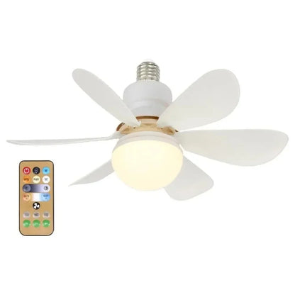 BreezeSocket™ LED Socket Fan Light with Remote