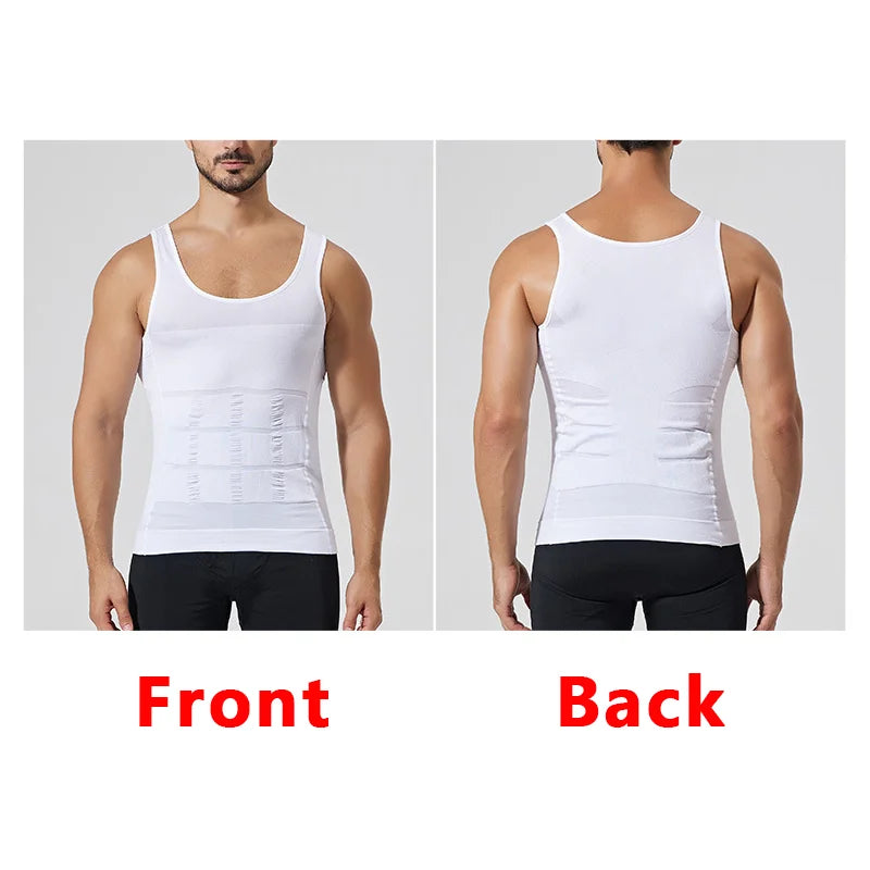SlimCore™ Compression Tank – Firm Body-Contouring Support for Men
