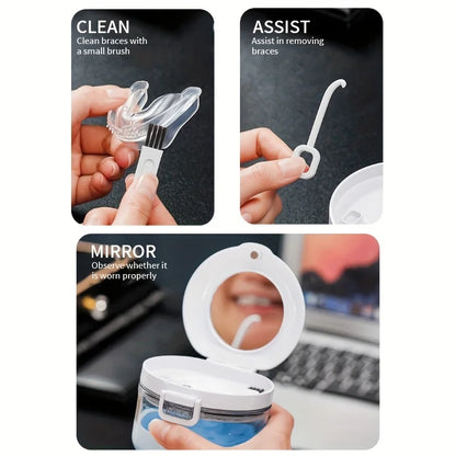 Velaire™ Complete Retainer Care Kit — Case + 100 Cleaning Tablets