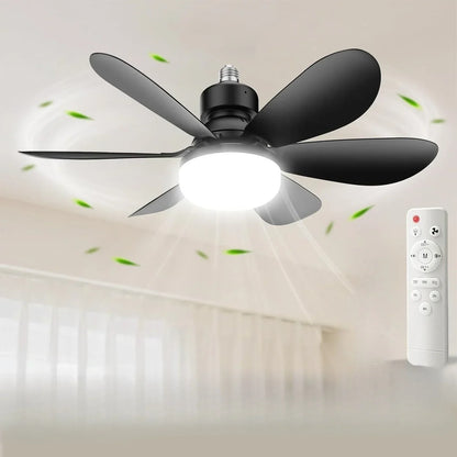 BreezeSocket™ LED Socket Fan Light with Remote
