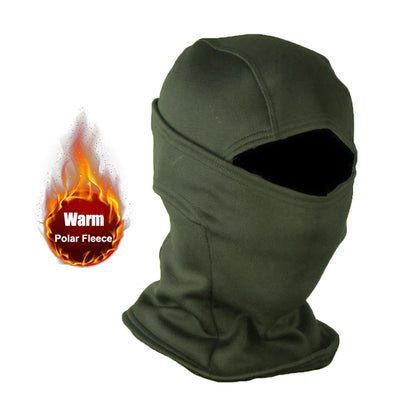 FrostGuard™ Tactical Fleece Balaclava – Cold-Proof Full Face Mask