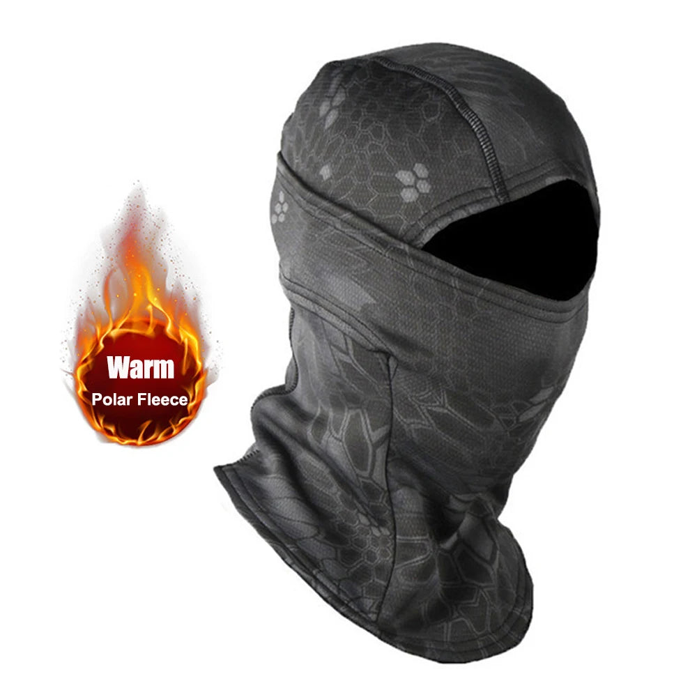 FrostGuard™ Tactical Fleece Balaclava – Cold-Proof Full Face Mask