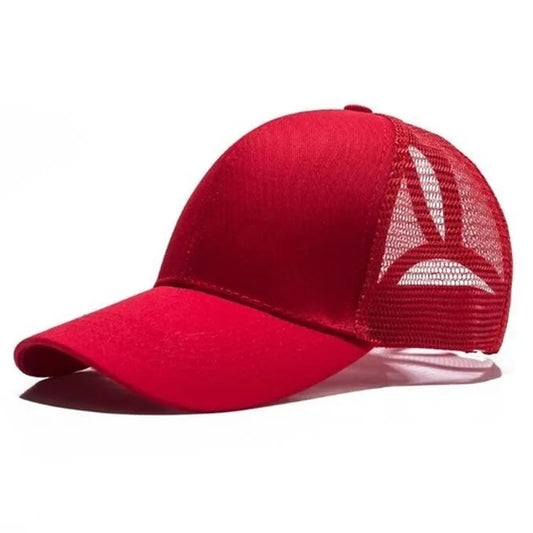 EasyFit™ Ponytail Hat – Mesh Snapback for Women