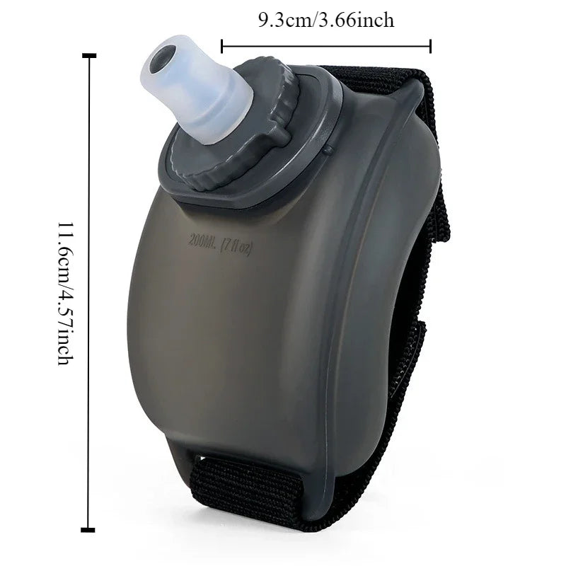 HydraBand™ Wrist Bottle – Hands-Free Hydration for Running & Training
