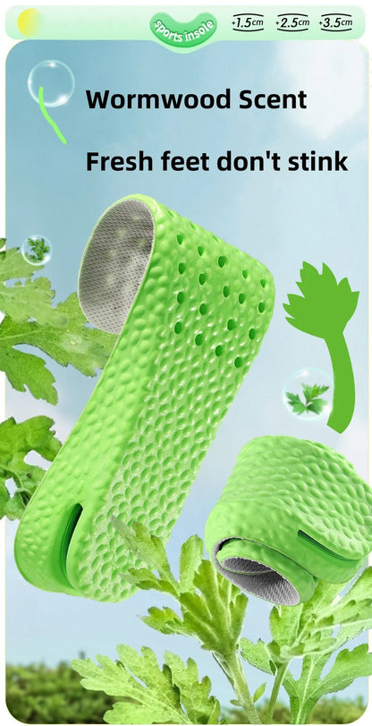 Premium Air Cushion Height Boost Insoles – Breathable, Shock-Absorbing & Odor-Resistant