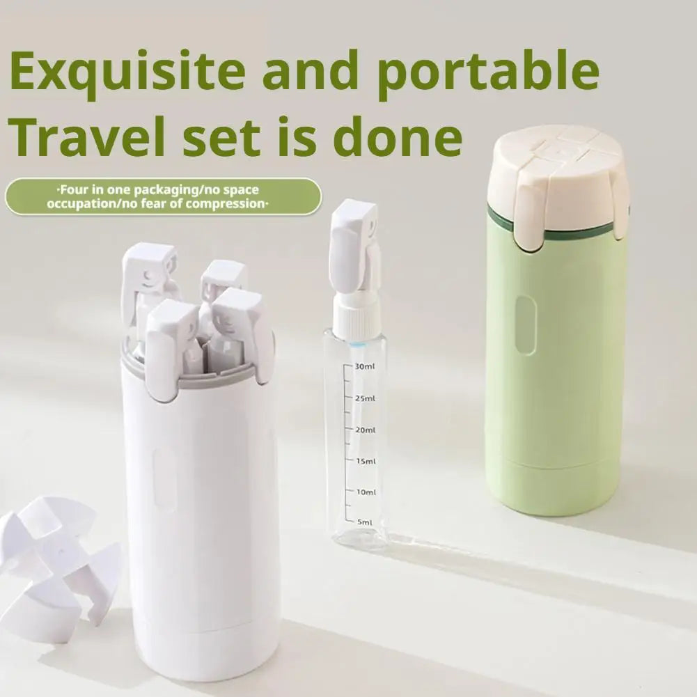 VoyaPod™ 4-in-1 Leakproof Travel Dispenser
